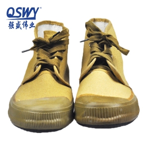  5KV絕緣膠鞋單(dan)中(zhong)幫帆布膠鞋 